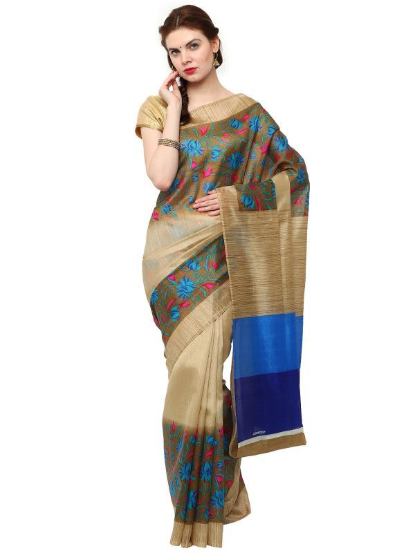Buy Sudarshan Silks Multicolor Bhagalpuri Saree Sp_msd2 online