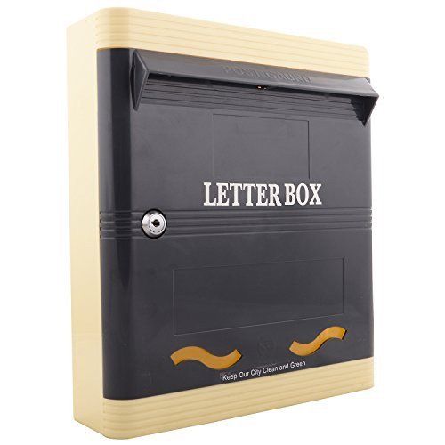 Buy Lamba's Pg02gi Sda Plastic Grey And Ivory Letter Box online