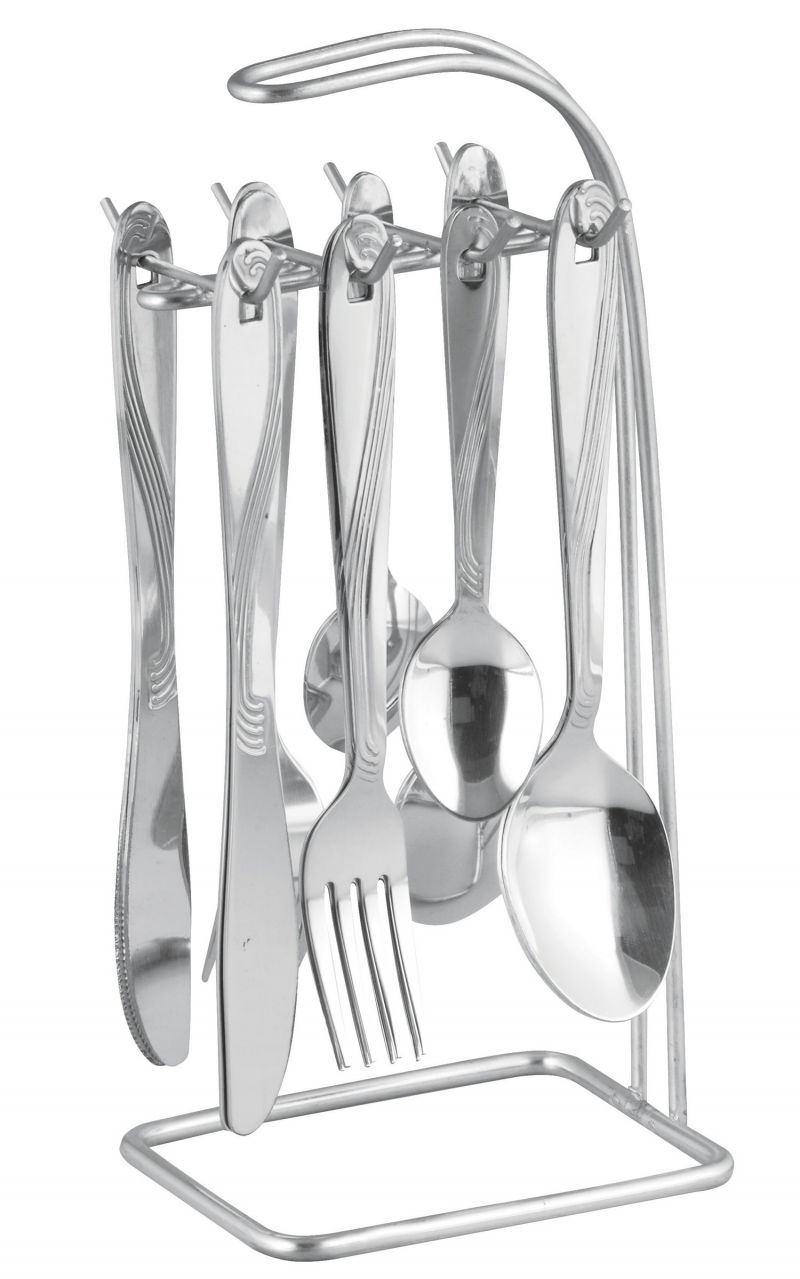 Buy A-plus 24 Pieces Classic Cutlery Set With Stand online