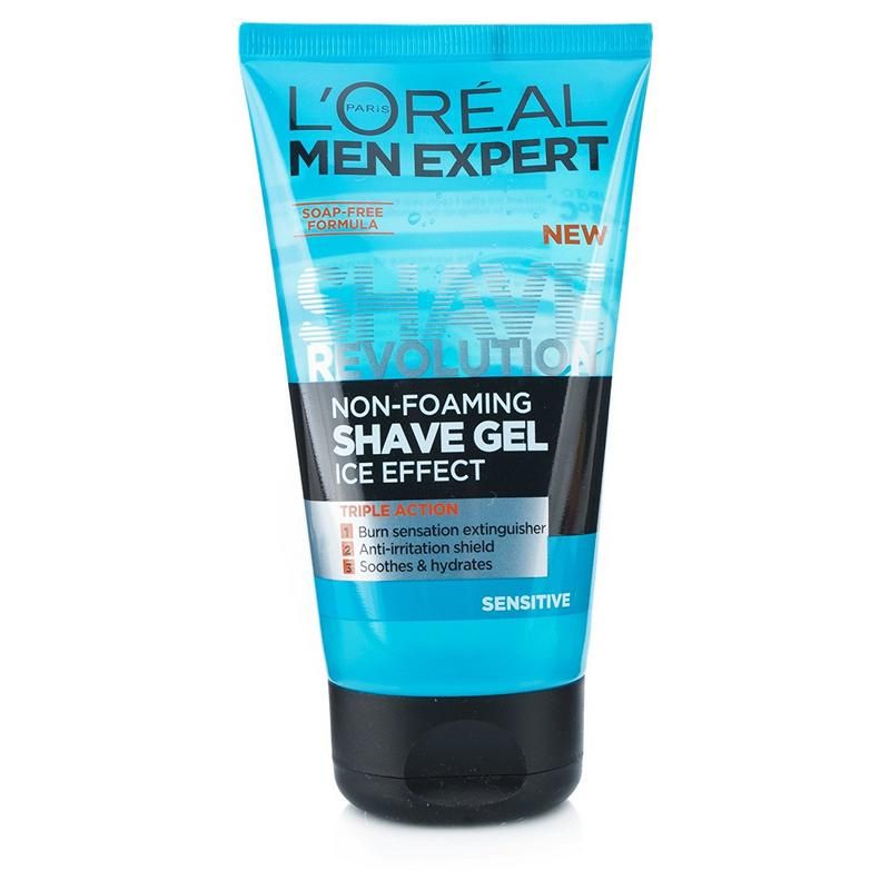Buy Loreal Paris Men Expert Non Foaming Shave Gel, Sensitive - 150ml online
