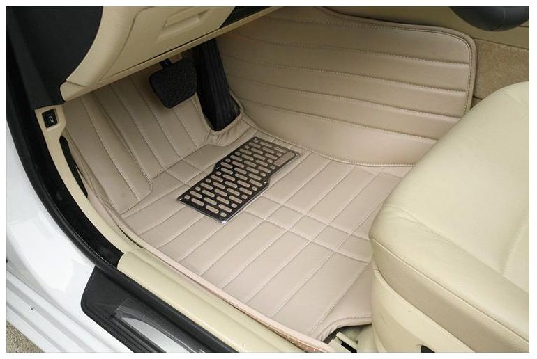 Buy Trigcars Car Carpet Cream Car Floor Foot Mats For Maruti