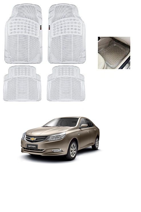 Buy Trigcars Transparent Rubber Floor Mat For Chevrolet Optra New
