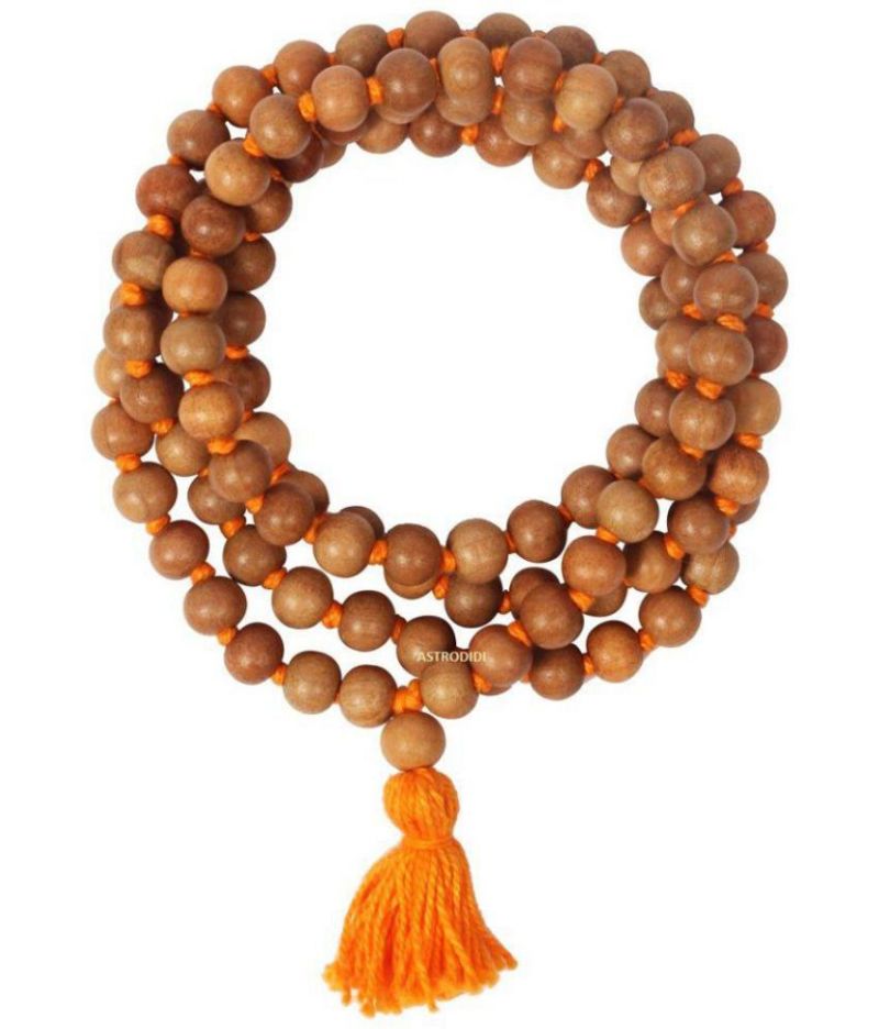 Buy Ever Forever Chandan Mala/Sandal Wood(108 1) Beads Rosary for Chanting and Wearing online
