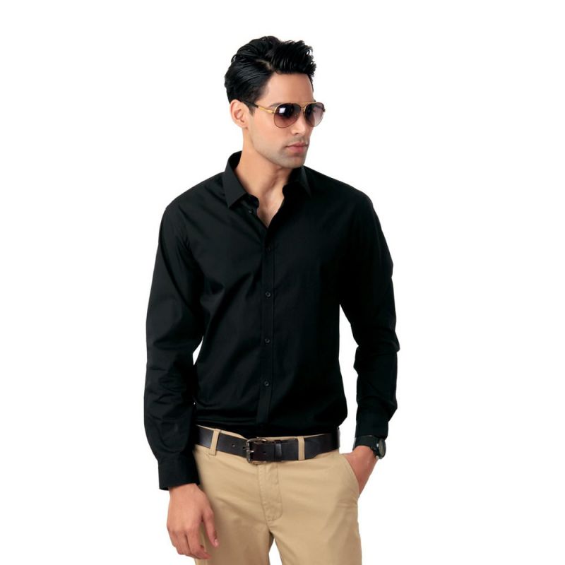 black party wear shirt