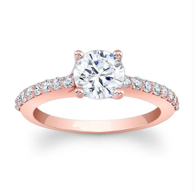 Kiara Pink Gold Plated Engagement Ring Online Best Prices In Kiara Pink Gold Plated Engagement Ring Online