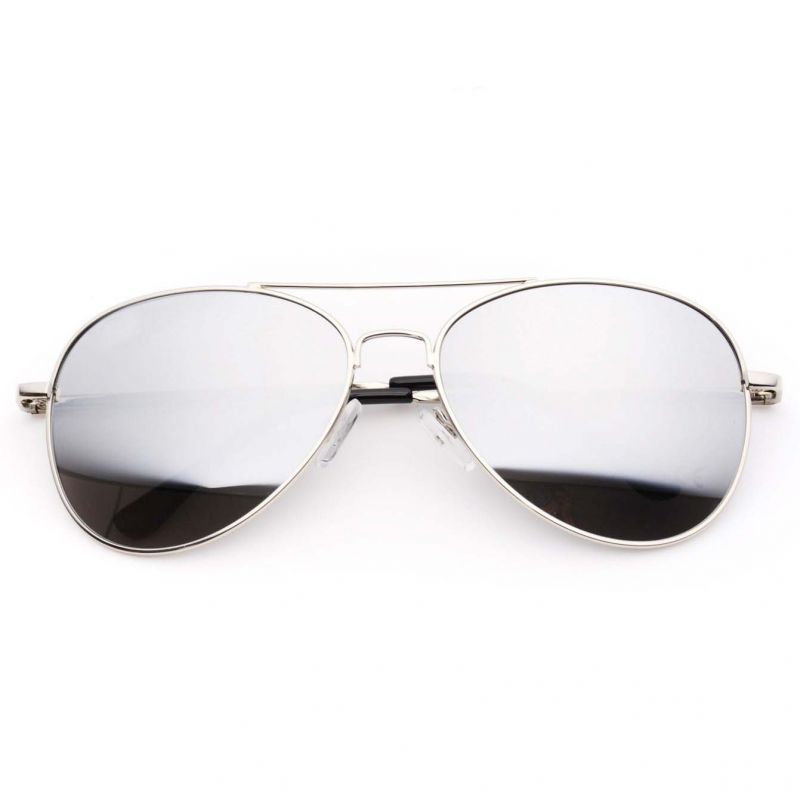 mirror lens aviator sunglasses