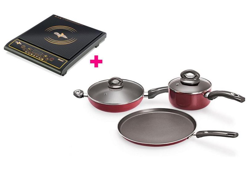 Buy Chef Pro Cpi903 Induction Cooktop With Eris Select Combo Pack