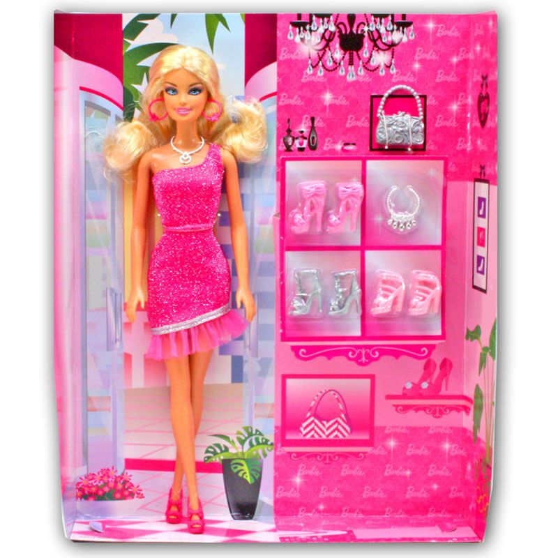 barbie doll with dress set