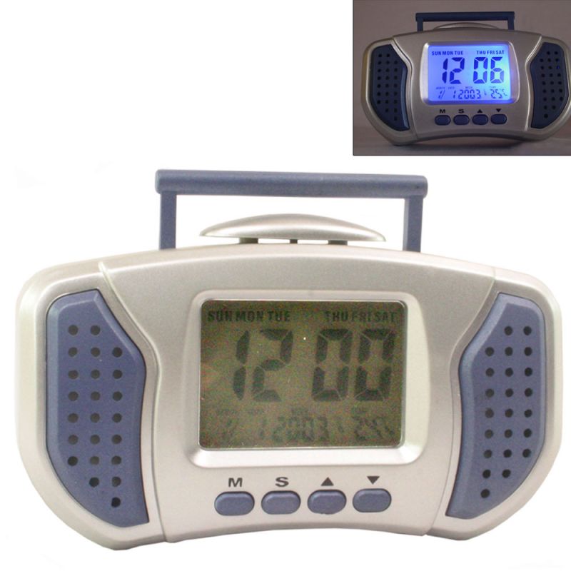 Buy Digital Lcd Alarm Table Desk Car Calendar Clock With