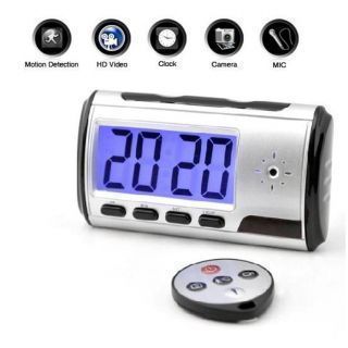 Buy Spy Digital Table Clock With Audio & Video Camera Watch online