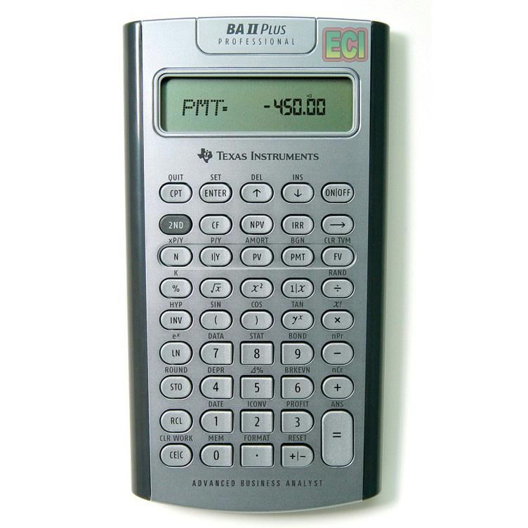 Buy Texas Ba Ii Plus Professional Business Calculator Online