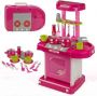 Luxurious Kitchen Play Set With Accessories, Light And Music Toy For Kids - (code Drs025)