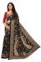 Mahadev Enterprise Printed Georgette Saree With Running Blouse Piece (dc217black)