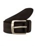 Jl Collections Men's Casual Black Single Hide Genuine Leather Belt