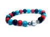 Multi Crystal Parad Para Goli Parad Gutika 8 Mm Stretch Bracelet - Code ( Paragolimultibr )