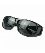 Unisex HD Night Vision Driving Sunglasses Over Wrap Around Glasses ( Black )