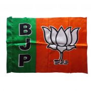 Bjp Outdoor Silk Flag By Sheela Ad Makers