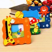 Wooden Frame 3pcs Small Cartoon Design In Vivid Color Cute And Beautiful