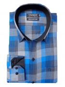 Tangy Men's Wear Checks Full Shirt-(code-162602)