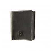 Jl Collections Unisex Tri-fold Wallet Genuine Leather ( Code - Jl_cc_3492 )