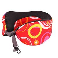 Viaggi Inova Red Memory Foam Travel Neck Pillow - ( Code - Viiagiie0106 )