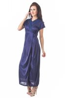 6 PCs Set Nighty Robe Top Pyjama Bra Thong Dp095 C