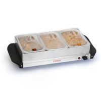 Clearline 3 Pan Food Warmer And Buffet Server