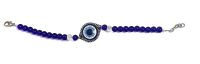 Evil Eye Lucky Protection Charm Adjustable Blue Bracelet For Men & Women ( Code Evlbluadjstbr )