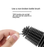 Long Silicone Tpr Kitchen Cleaner Bottle Brush