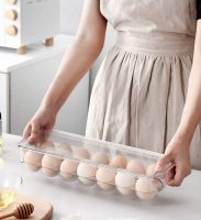 Egg Storage Box-unbreakable Egg Trays For Refrigerator With Lid & Handles Egg Tray Box