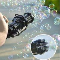 8-hole Electric Bubbles Toy Gun For Boys And Girls
