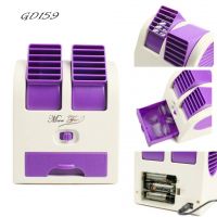 Mini Fragrance Air Conditioner Cooling Fan Purple