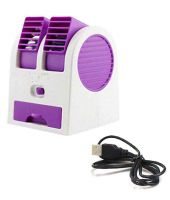 Mini Fragrance Air Conditioner Cooling Fan Purple