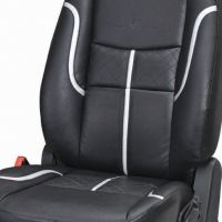Pegasus Premium Indica Car Seat Cover - (code - Indica_black_silver_prime)