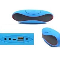 Quace Capsule Bluetooth Speaker Wired & Wireless Mobile/tablet Speaker (blue, Single Unit Channel)