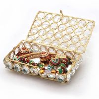 Vivan Creation Traditional Unique Designer Brass Crystal Box 280