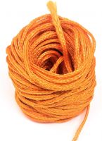 Kuhu Creations Vedroopam Sacred Thread Puja Dhaga, Evil Eye Protection Nazar Suraksha. (dark Yellow Thread, 5 Meters)