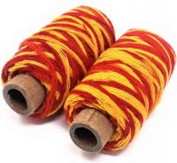 Kuhu Creations Vedroopam Sacred Kalawa Mauli Thread Puja, Nazar Dhaga, (red Yellow Cotton Reel, 4 Units)