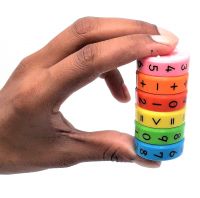 Kuhu Creations Supreme Math Cylinder Circular Shape Educational Abacus Puzzle Activity Kit. (magnetic Plastic 01)