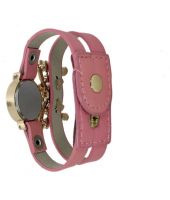 Fap Analog Butterfly Design Baby Pink Colour Womens Watch