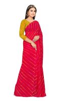 Mahadev Enterprise Georgette Printed Saree With Running Blouse Piece (dc267red)