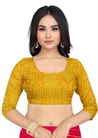 Mahadev Enterprise Georgette Printed Saree With Running Blouse Piece (dc267red)