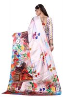 Mahadev Enterprise Digital Print Crepe Saree With Running Blouse Piece (dc254d)