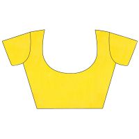 Mahadev Enterprise Chiffon Grey Saree With Blouse Piece (dc211 Yellow)