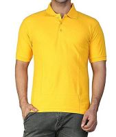 Tangy Mens Yellow Polo T-Shirt