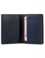 Jl Collections Navy Blue Men's & Women's Leather Gift Sets (pack Of 4)