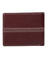 Jl Collections Green & Burgundy Men's & Women's Leather Wallet Gift Sets (pack Of 2)