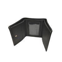 Jl Collections Unisex Tri-fold Wallet Genuine Leather ( Code - Jl_cc_3492 )