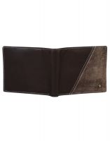 Jl Collections 8 Card Slots Brown Men's & Women's Leather Wallet (pack Of 2)