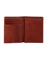 Jl Collections 7 Card Slots Unisex Leather Passport Wallet